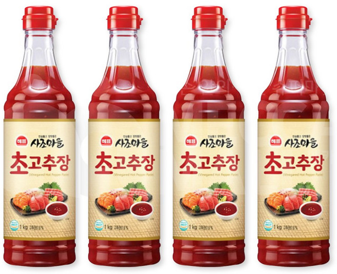 사조해표 사조마을 초고추장, 1kg, 4개