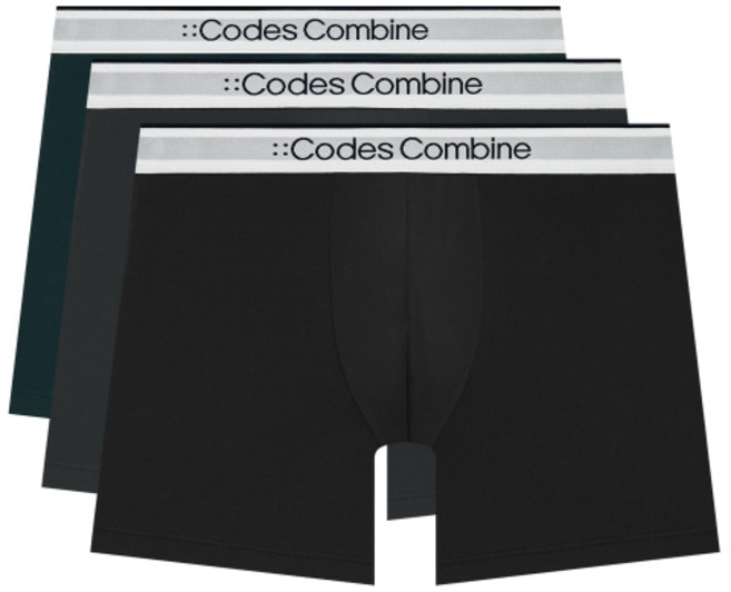 코데즈컴바인 이너웨어 CODES COMBINE INNERWEAR 액티브에어 모노톤 롱드로즈 3PACK CEMDR553-DDB 361186
