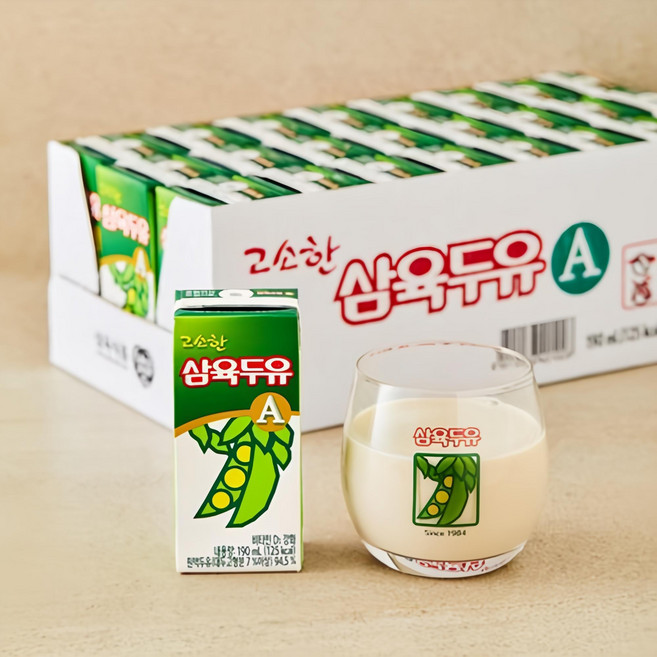 삼육두유 고소한 맛 A, 24개, 190ml