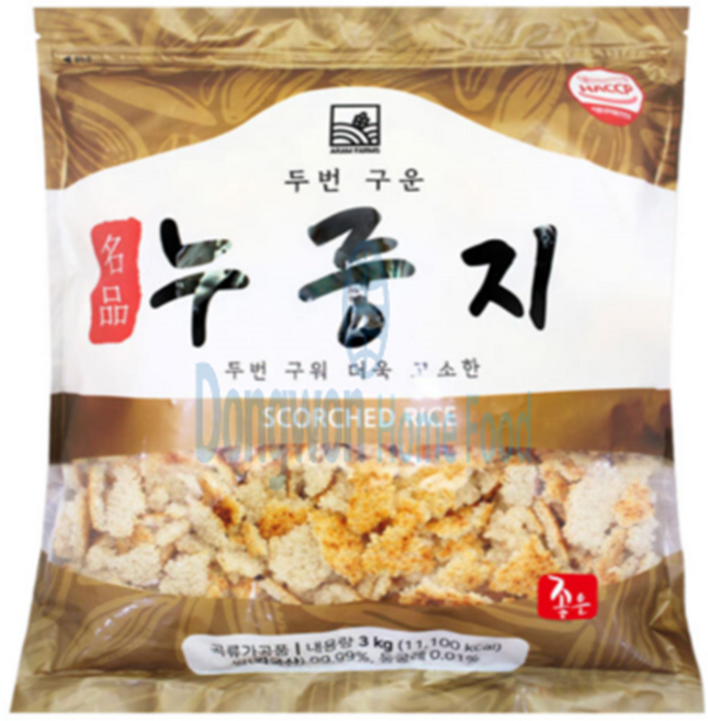 두번구운 명품누룽지, 3kg, 3개