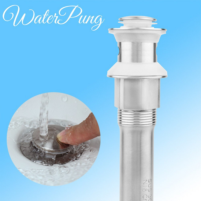 워터풍 국산 스텐304 세면대 자동팝업 대통령상, 1세트