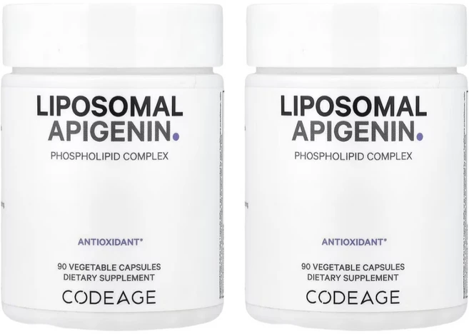 코드에이지 Liposomal Apigenin 90캡슐 2개 - 쿠팡
