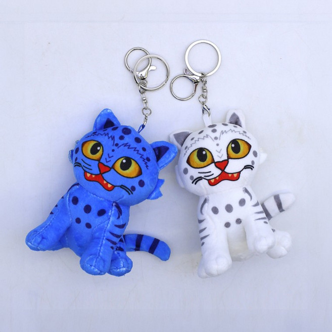 리브잇스토어 키링 행운의 호랑이 인형 열쇠고리 백호 청호
