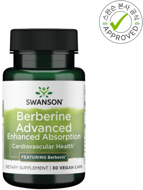 스완슨 베르베린 어드밴스드 베지 캡, 1개, 30정 - 쿠팡