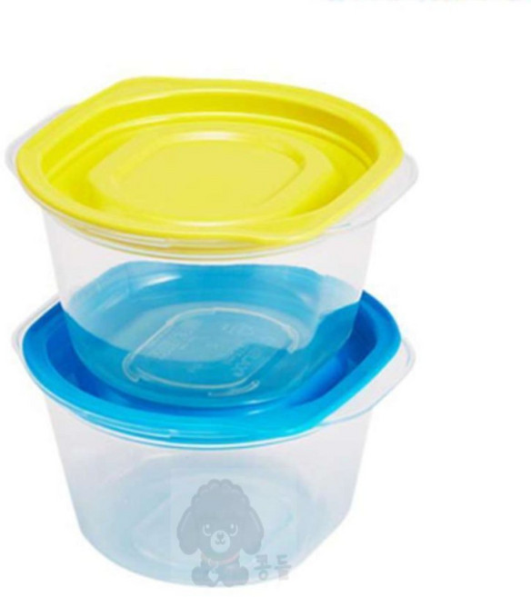 콩하 씨밀렉스 쿡밥 전자레인지 보관용기 275ml 2EA 랜덤색상 간식 주방용품