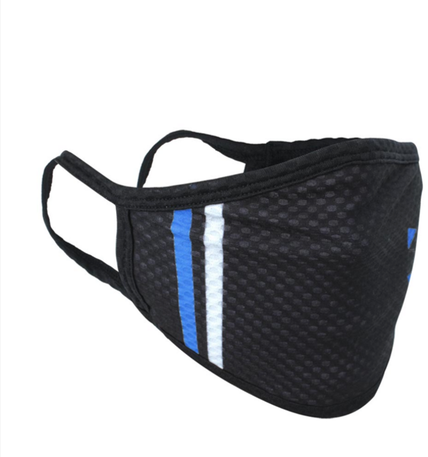스포츠 KMESH 나노 자외선차단 마스크 향균 세탁가능, 블루폭스, 1개