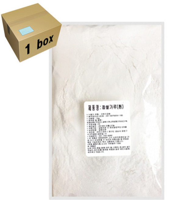습식 찹쌀가루 1box (1kg x16개), 1kg, 16개