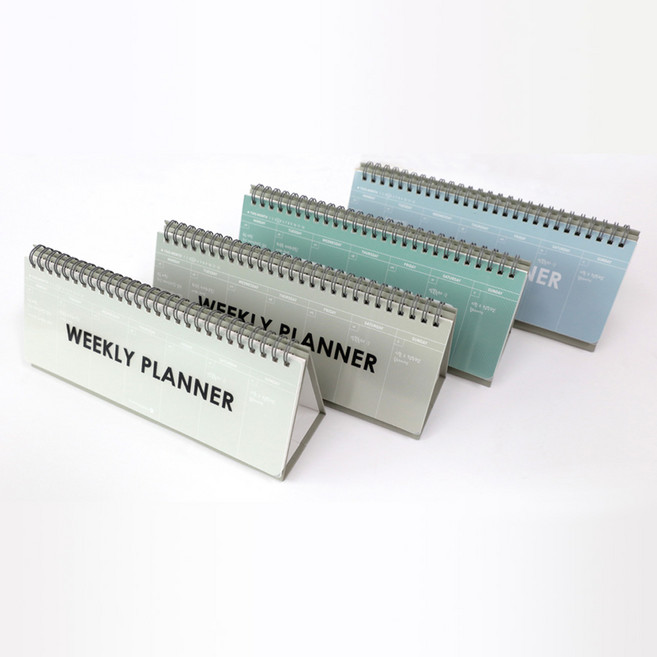 모닝글로리 투명 PP 주간 스케줄러, 1개, 랜덤발송