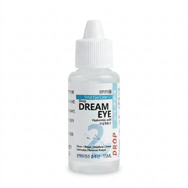 드롭 드림아이 히알루론산 수분 보습 윤활 렌즈습윤제 15ML, 1개 - 쿠팡