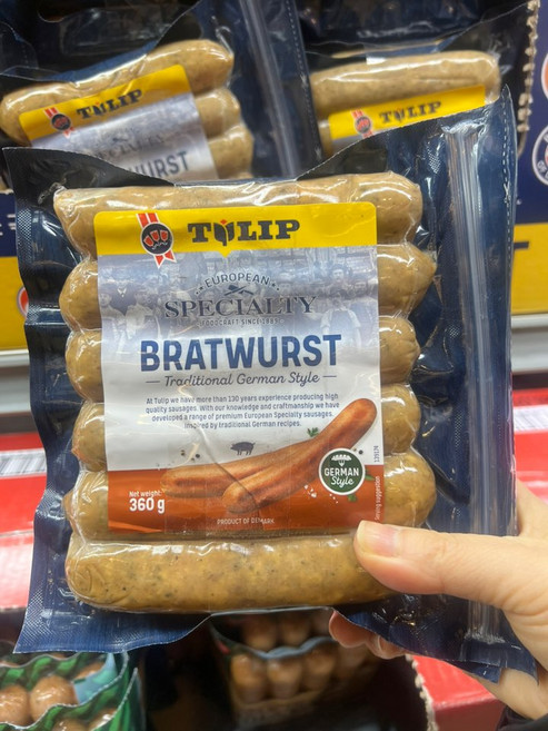 코스트코 TULIP 무첨가 브랏부어스트 360GX2 덴마크, 360g