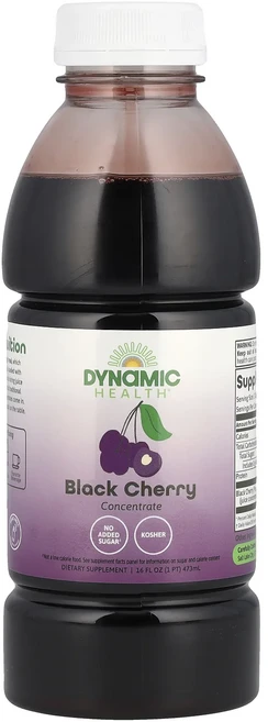Dynamic Health 블랙 체리 농축물 473ml(16fl oz), DynamicHealth블랙체리농축물473ml16flo, 473ml - 쿠팡