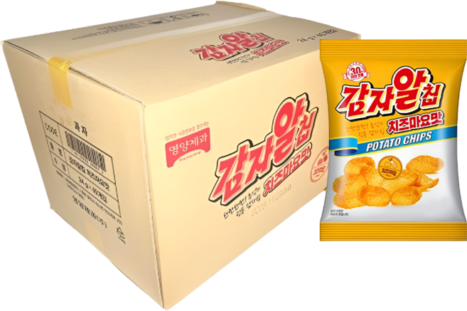 감자알칩 치즈마요맛 24g, 40개