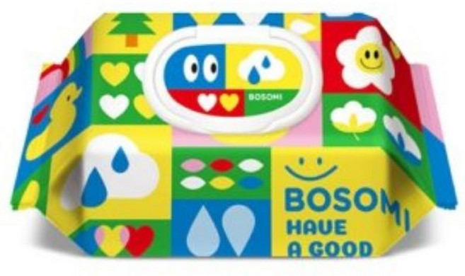 카모마일 보솜이 안심물티슈 캡형 70매 10팩 박스**신상품으로 출고**, 395g, 70개입, 1세트