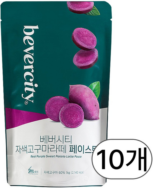 세미 자색 고구마라떼 페이스트, 1kg, 1개입, 10개
