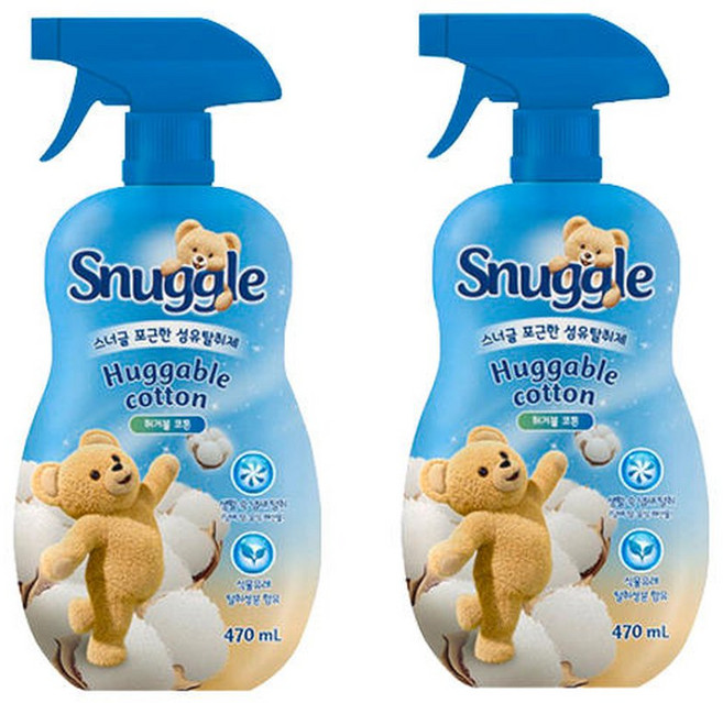 스너글 섬유탈취제 허거블 코튼 470ml 2개