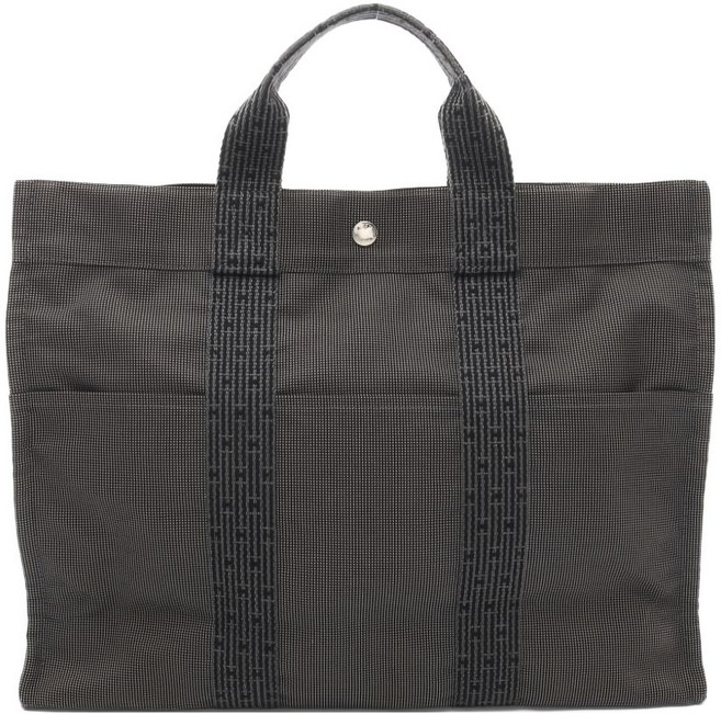 에르메스 중고 예일 라인 MM 캔버스 토트 백