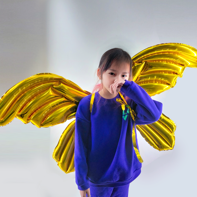 마블파티 대형 천사날개 은박풍선