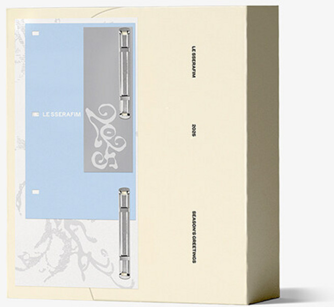 [LE SSERAFIM] 르세라핌 시즌그리팅 2025 / 포토북+디지털코드세트+탁상달력+스케쥴러+포스터+포토카드팩+스티커세트+엽서세트