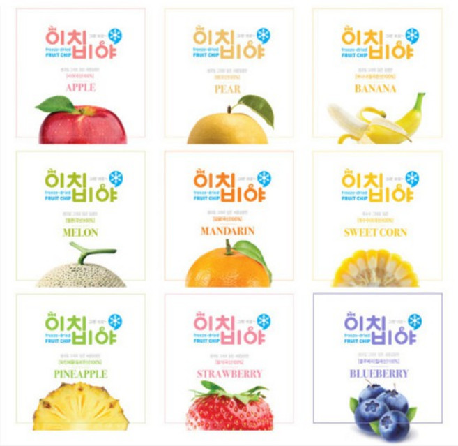 동결건조 과일칩 10종 택1, 1개, 18g