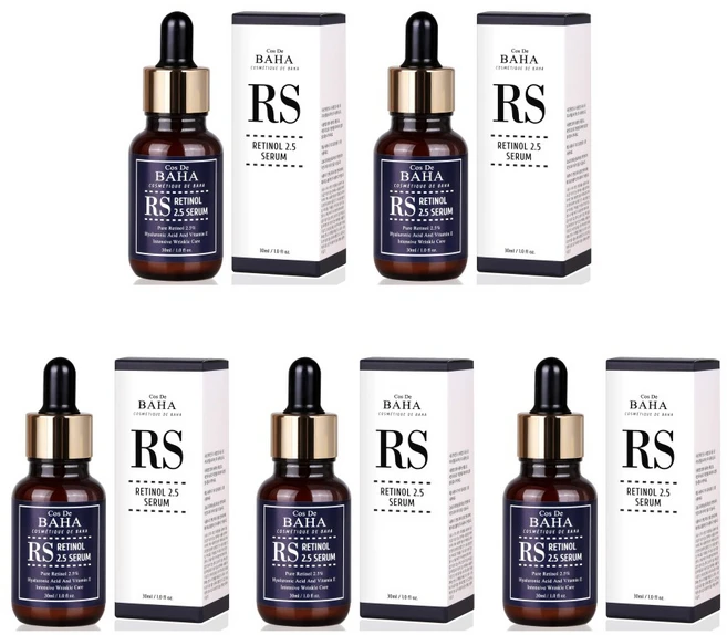 코스드바하 RS 레티놀 2.5 세럼 30ml 5개 - 쿠팡