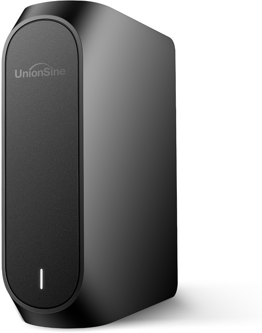 UnionSine 휴대용 외장하드 USB3.2 / 대용량 / 노트북 PC 맥 호환, BLACK, 6TB