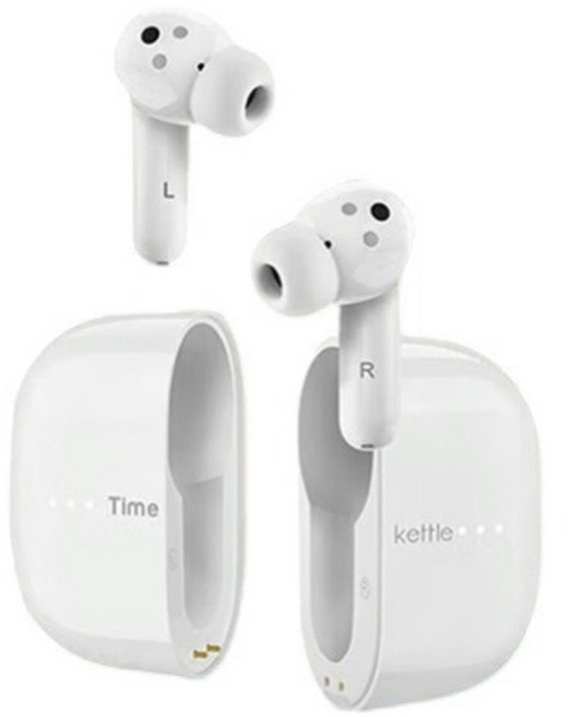타임케틀 M3 트래블 통역기 겸용 블루투스 이어폰, 화이트