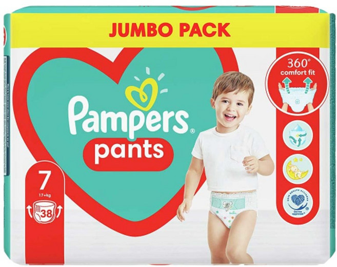 데코마당 유로 베이비드라이 기저귀, 7단계, 38매