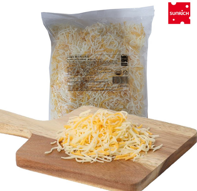 썬리취 펜시믹스(532) 눈꽃치즈 2kg/피자치즈, 2kg, 1개