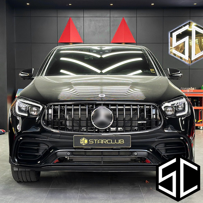 스타클럽 벤츠 GLC X253 C253 페이스리프트 GLC63 AMG 바디킷 프론트범퍼 GLC300 GLC220D GLC300쿠페 GLC220D쿠페, 부천스타클럽(공임비 70만 현장지불), 20년식~현재, 1세트