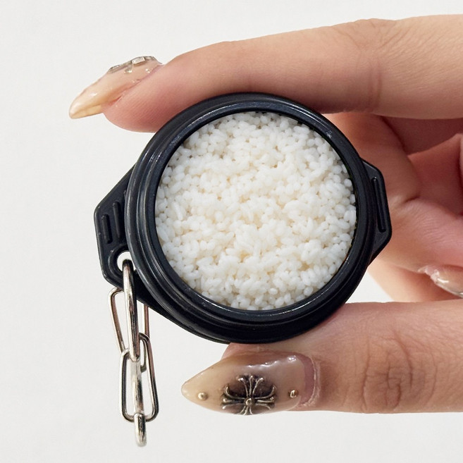 뚝배기키링 키캡 키보드 키링, 1개, 31. 쌀밥 [키링]