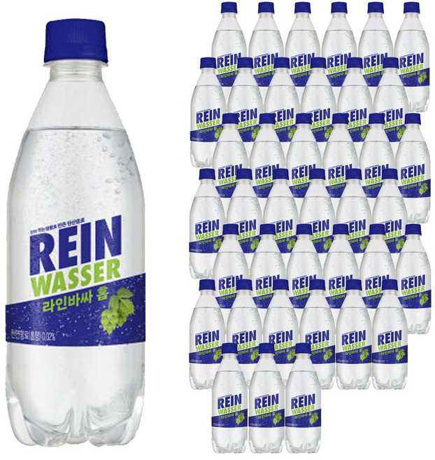 라인바싸 탄산음료 홉, 40개, 500ml