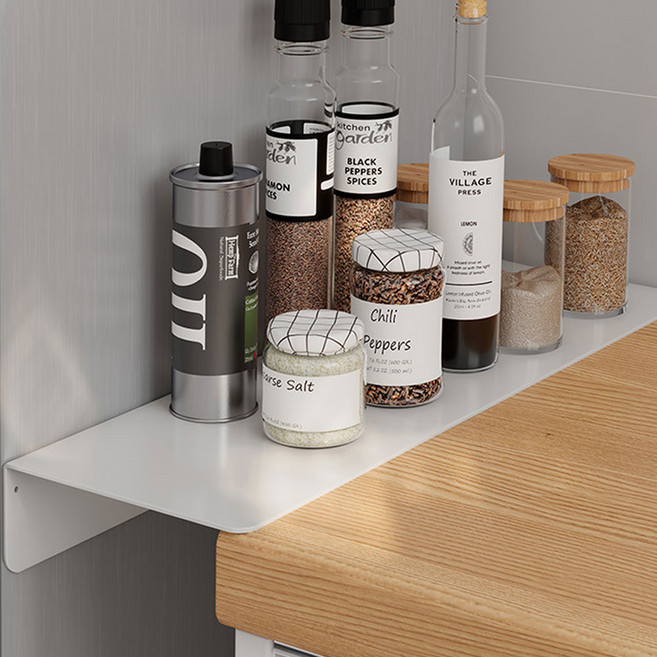 편한생활연구소 공간더하기 자석 틈새 선반, 1개, 화이트