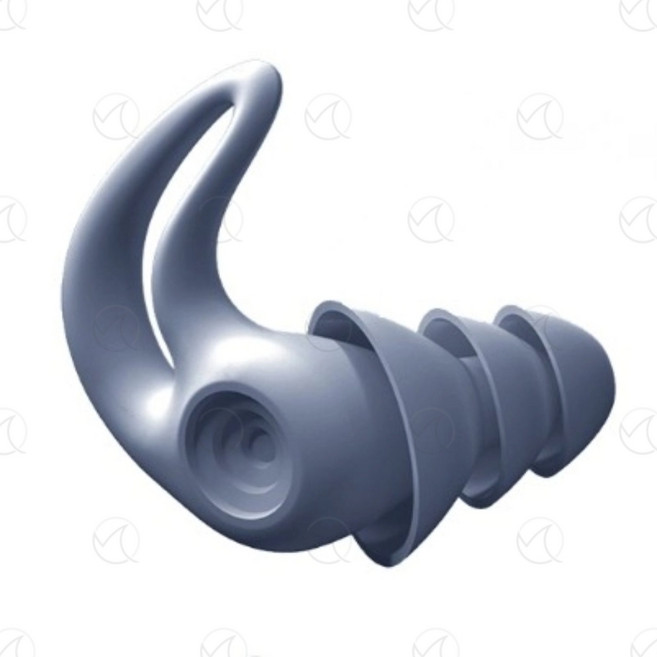 안빠지는 취침 귀마개 세척가능한 이어플러그 잘때 소리차단, 4개입 오렌지