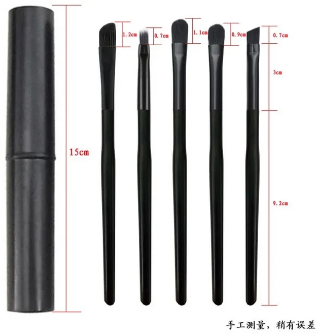 시계 청소 브러시 ​​세트 시계 액세서리 소프트 브러시 세트 청소 손목 시계 시계 제조 업체를위한 작은 부, 01 Black