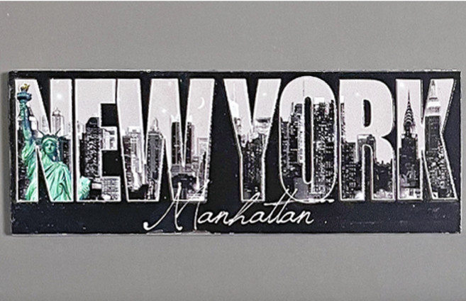 맛있는굿즈 호주 미국 하와이 뉴욕 괌 사이판 뉴질랜드 냉장고자석 마그넷 마그네틱 기념품, C미국01.뉴욕