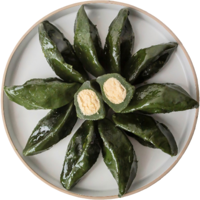 [생산자판매] 산머루마을 영광 모시송편, 1kg, 1개, 찐송편 기피동부(20개)