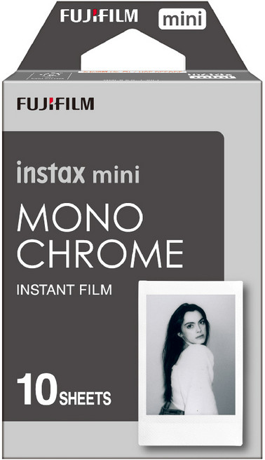 FUJIFILM 富士 instax mini 拍立得底片 (10張入), 1個, 黑白復刻片底片