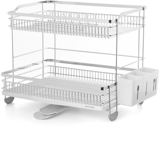 네이처닉 글로리 식기건조대, 2단, 화이트, 1개