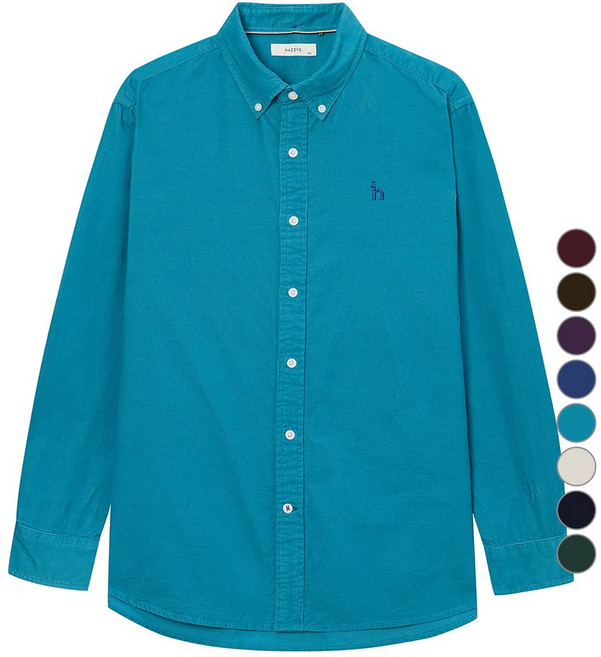 헤지스 남성용 아이코닉 코듀로이 면 셔츠