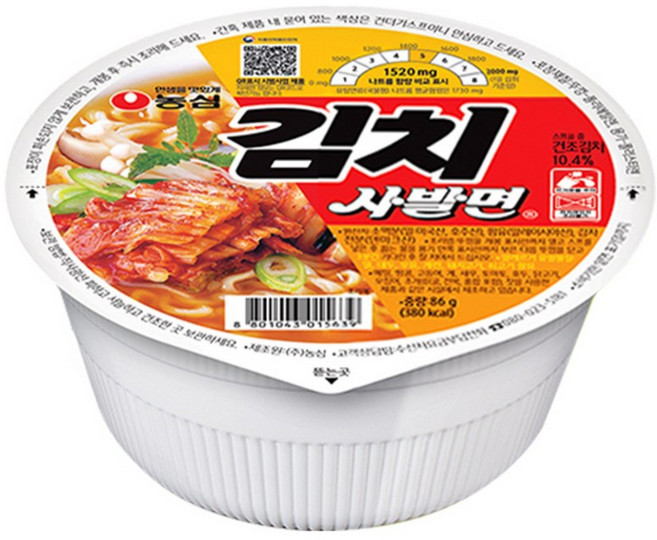김치사발면 86g, 1개