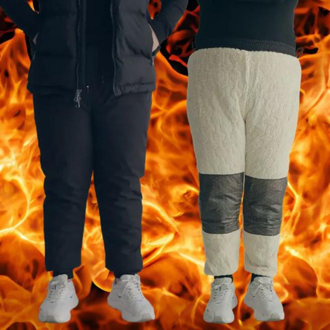 핑크셀럽 남성 여성 기모 방수 방한 혹한기 바지 작업복