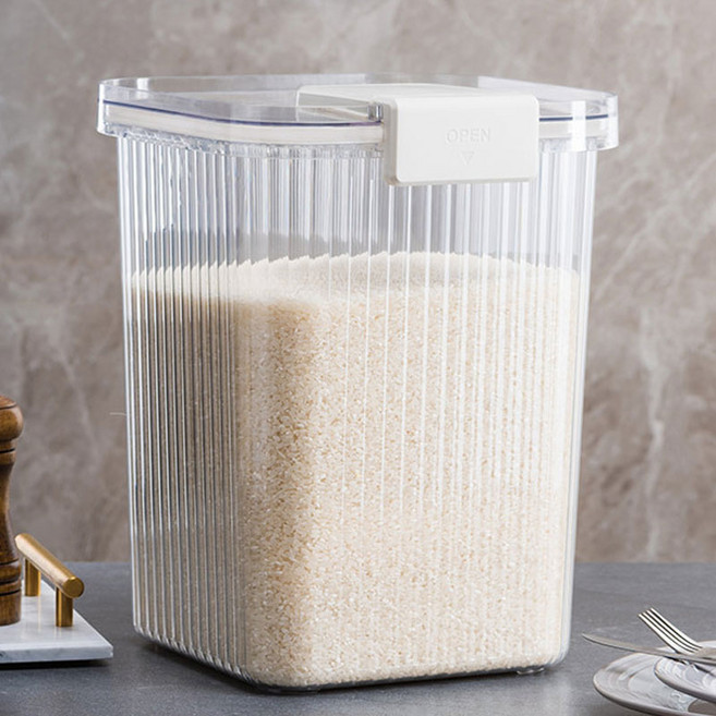 쌀벌레방지 밀폐 보관 다용도 쌀통 10kg, 1개