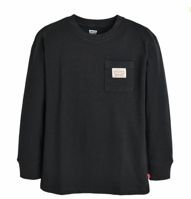 리바이스키즈 아동용 포켓 긴팔 티셔츠
