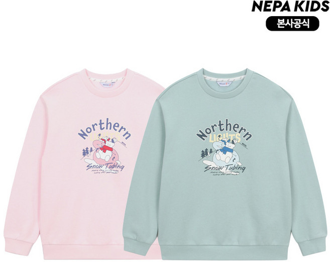 네파 키즈 네파키즈 본사 KKF5307 스노우렛 맨투맨