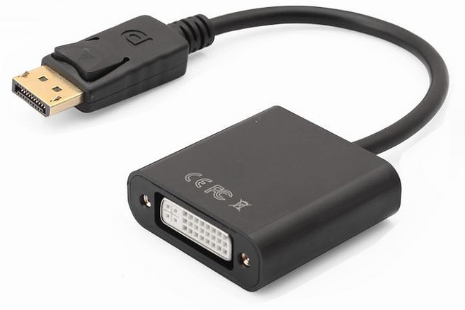 DisplayPort轉DVI轉接頭 DP公轉DVI母轉換線 隨插即用, 1個