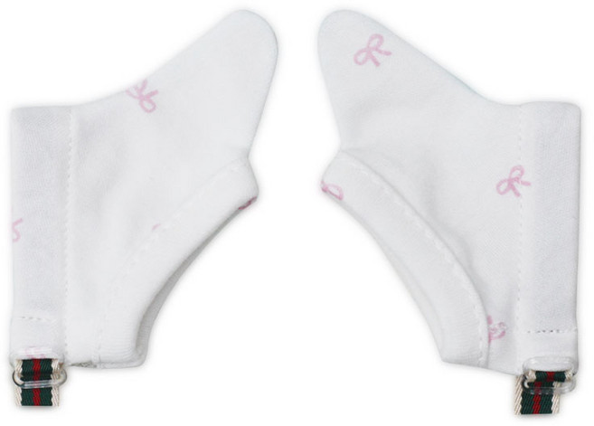 소보치 힐링썸 아기 유아 엄지 손가락빨기 방지장갑 방지, L, 엄지용 리본핑크, 1세트