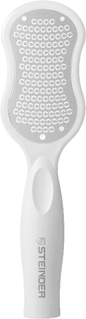 슈테인더 234 각질제거기 화이트 1개 발바닥각질 발꿈치관리 굳은살제거 스테인레스 풋파일, 1개입