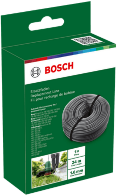 보쉬 예초기 날 줄 예초기 전기예초기 리필용 줄, 24미터(리필용), 1개