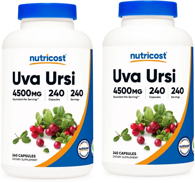 뉴트리코스트 우바 우르시 4500mg 240캡슐, 2개, 240정 - 쿠팡