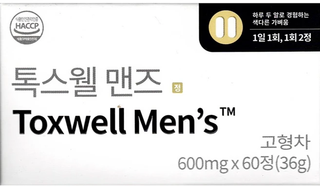 톡스웰 맨즈 600mgX60정, 60정, 1개 - 쿠팡